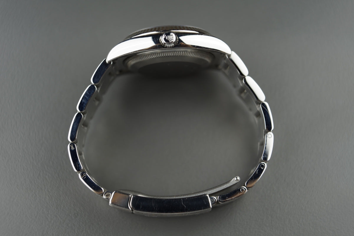 Air-King 34mm Automatik 114234 Lila Indizes