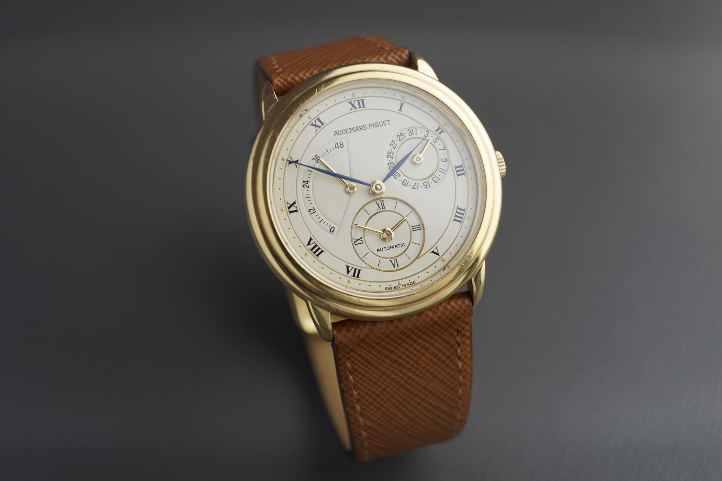 Dual Time Automatik Réf. 25685 | Full Set 36mm 18K Gelbgold