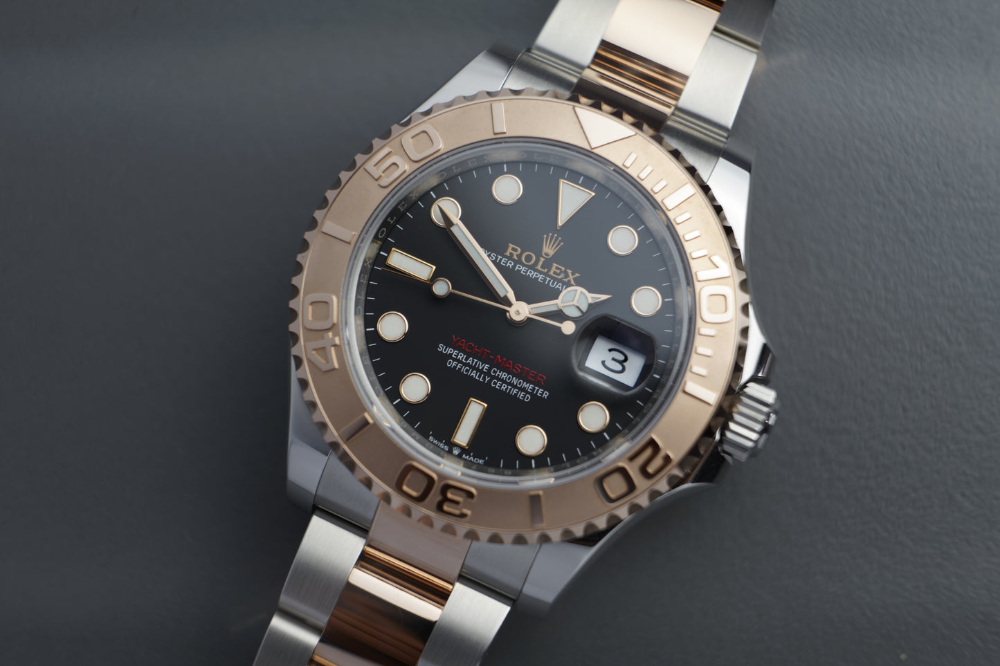 Yacht-Master 40 Rosegold Full Set 126621 | Kaufbeleg 2022 deutsche Uhr