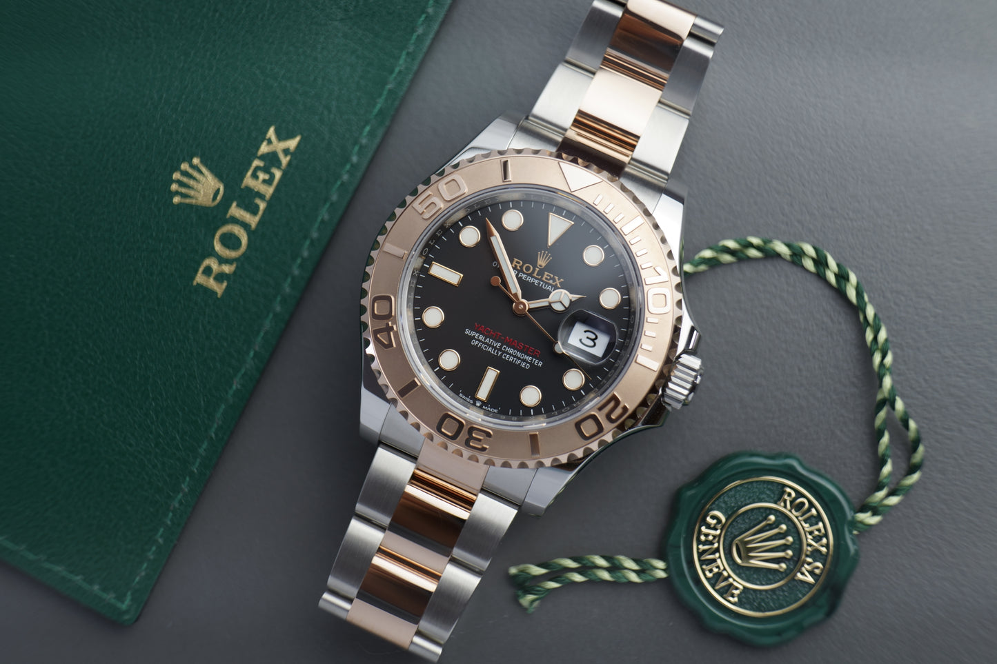Yacht-Master 40 Rosegold Full Set 126621 | Kaufbeleg 2022 deutsche Uhr