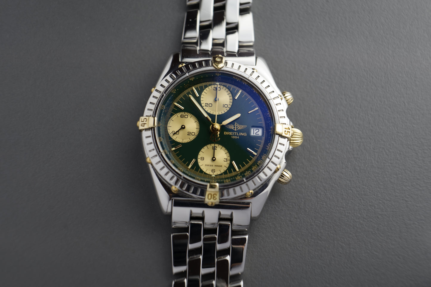 Chronomat Chronograph Grün Stahl 39mm | B13048