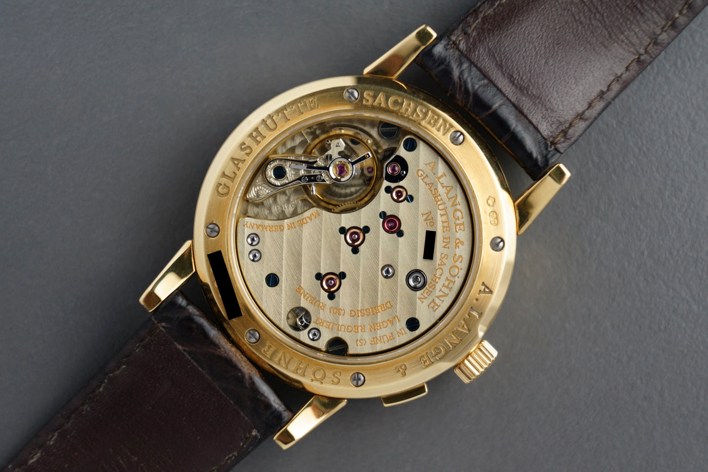 Saxonia Grossdatum Handaufzug 18k | 34mm