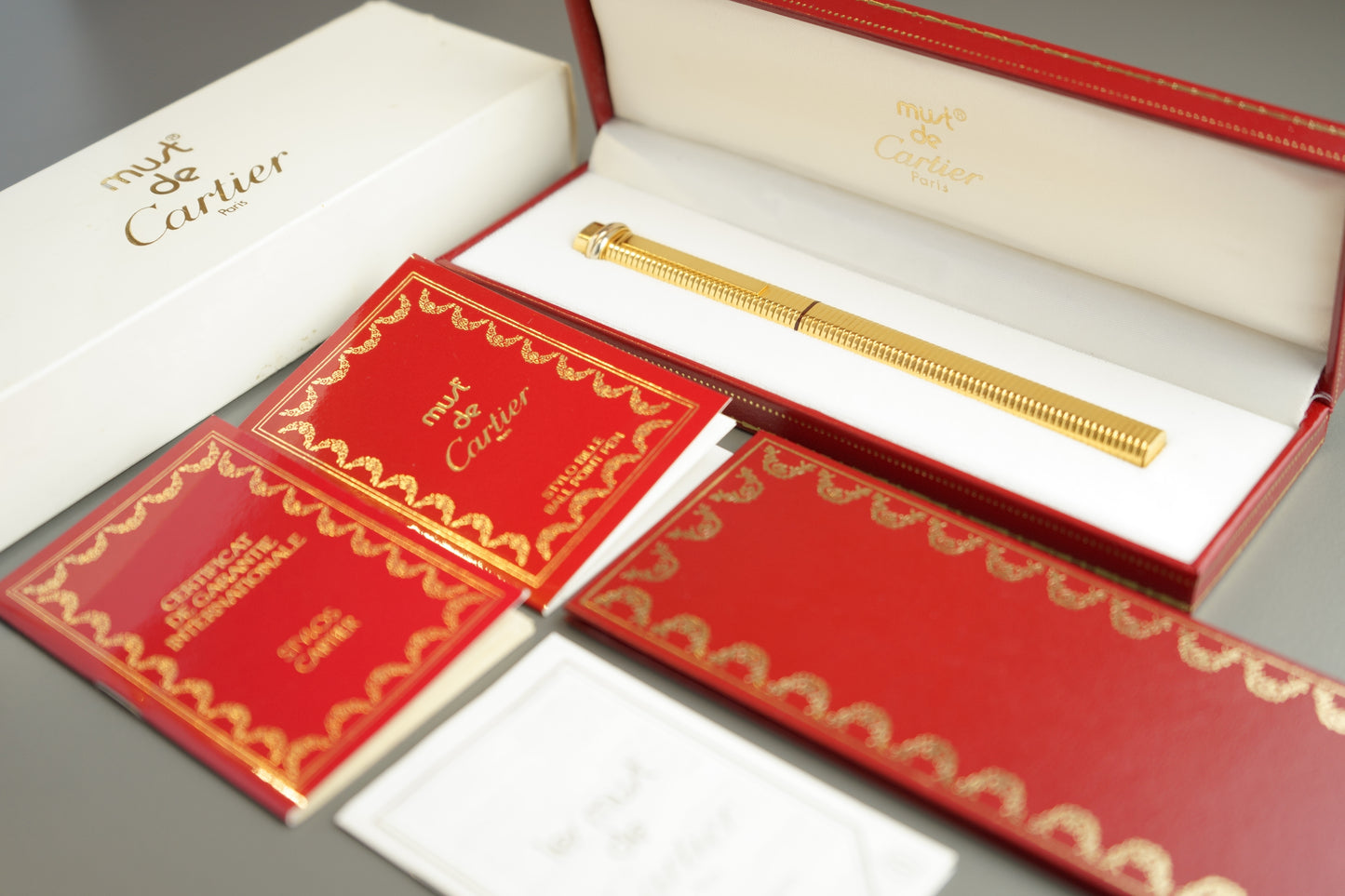 Cartier Vendome Trinity Kugelschreiber - seltenes Full Set