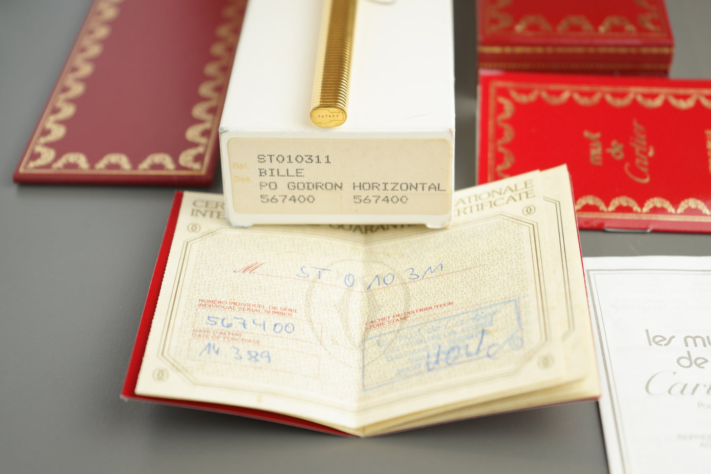 Cartier Vendome Trinity Kugelschreiber - seltenes Full Set