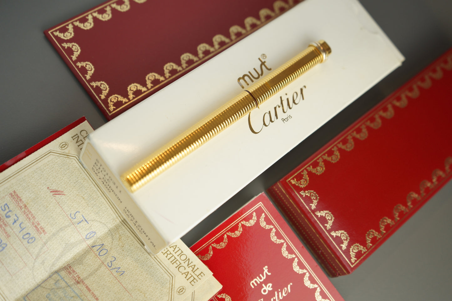 Cartier Vendome Trinity Kugelschreiber - seltenes Full Set