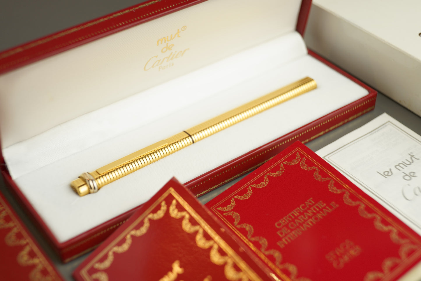 Cartier Vendome Trinity Kugelschreiber - seltenes Full Set