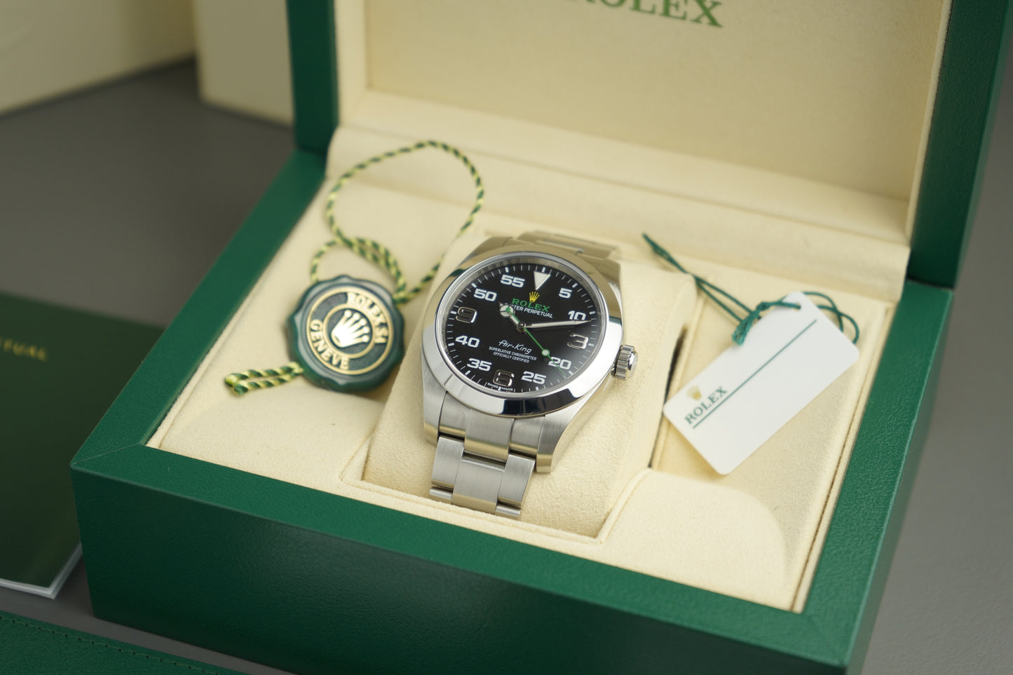 Rolex Air-King Full Set 116900 Top Zustand
