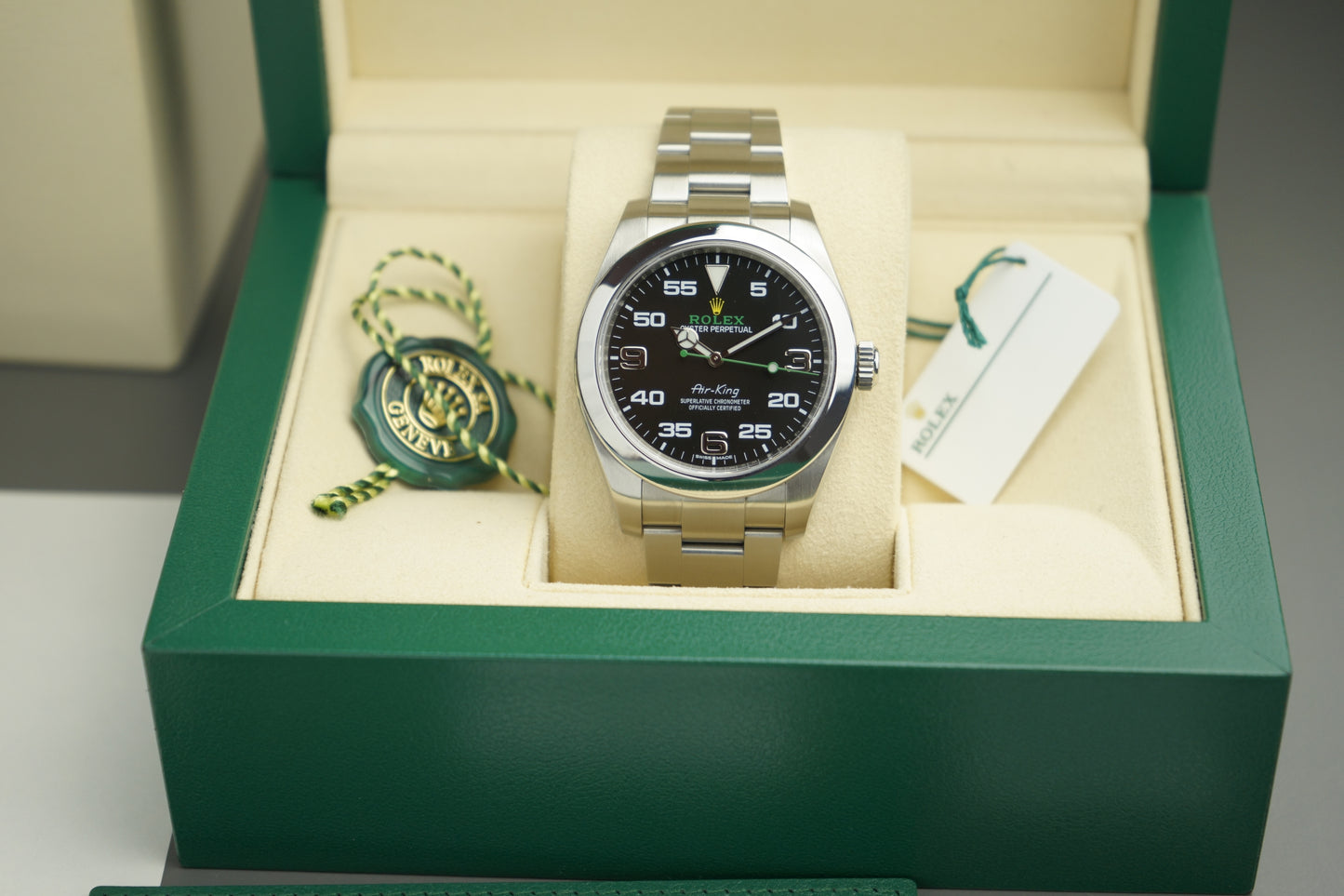 Rolex Air-King Full Set 116900 Top Zustand