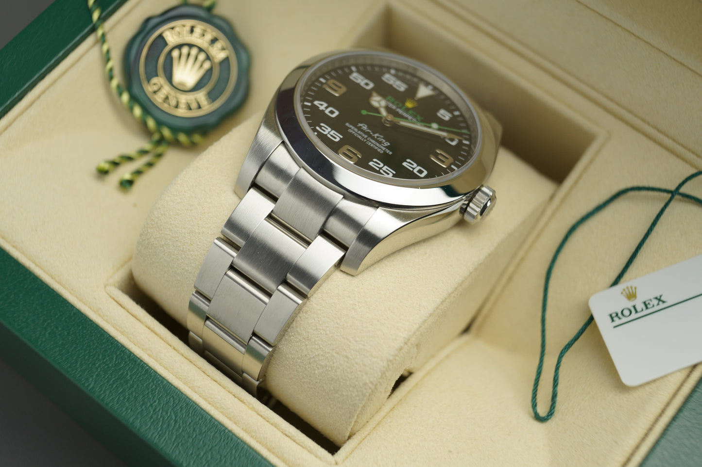 Rolex Air-King Full Set 116900 Top Zustand