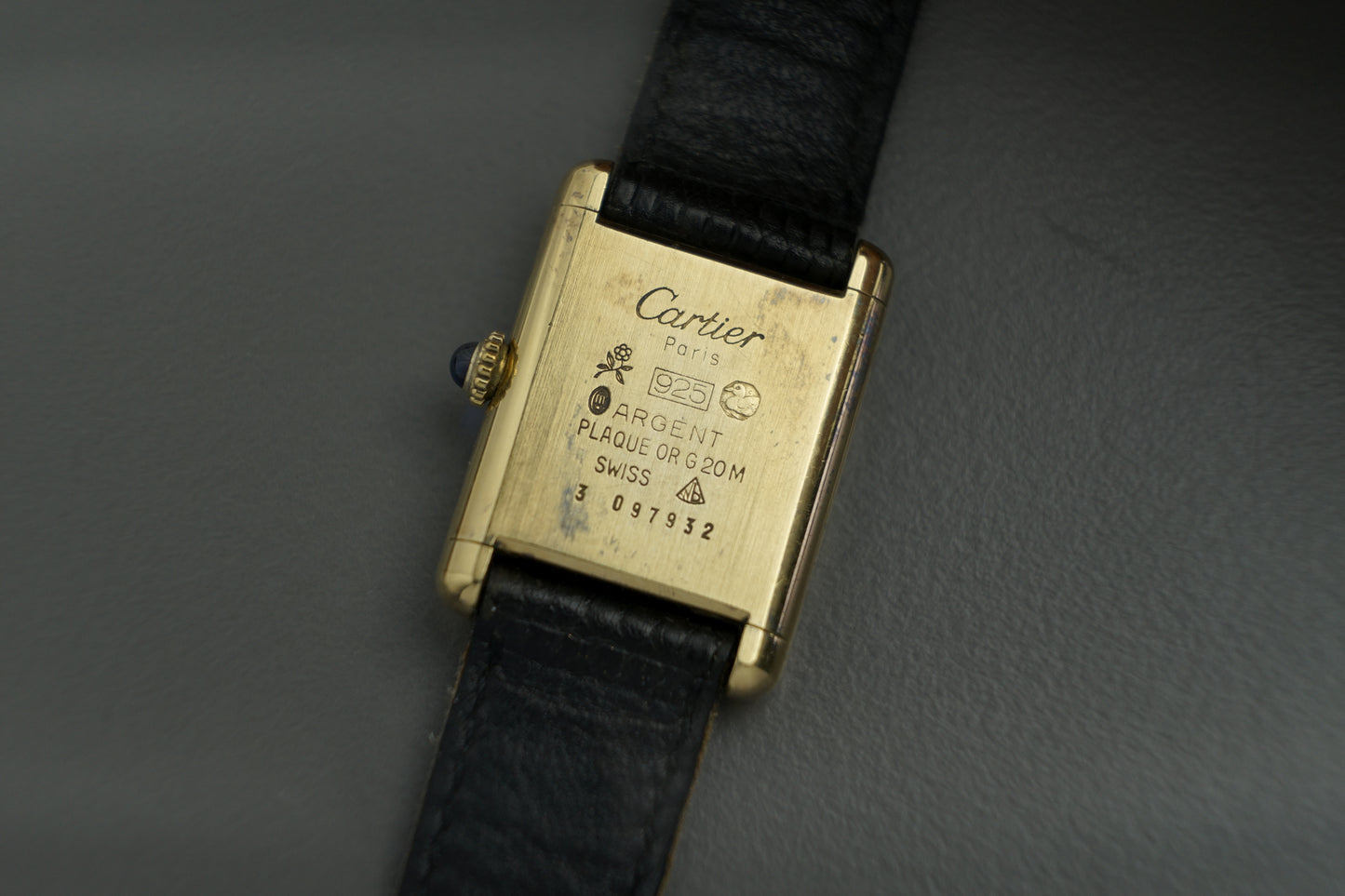 Cartier Tank Vermeil Handaufzug 20 x 28 mm