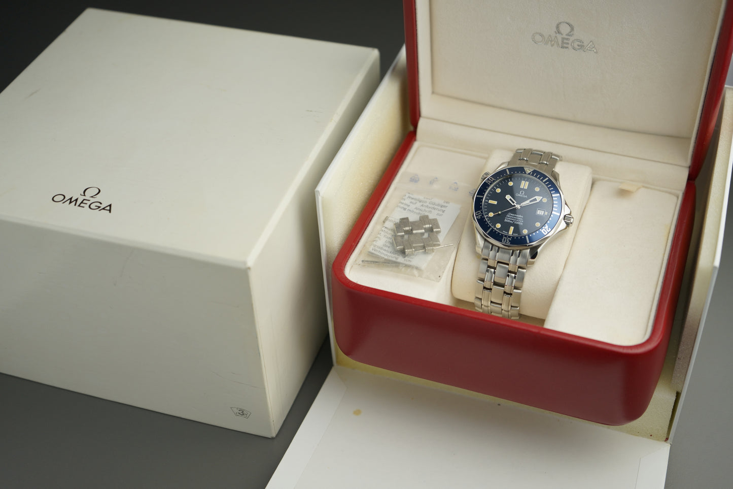 OMEGA Seamaster Professional 300m Chronometer Blau Box Automatik