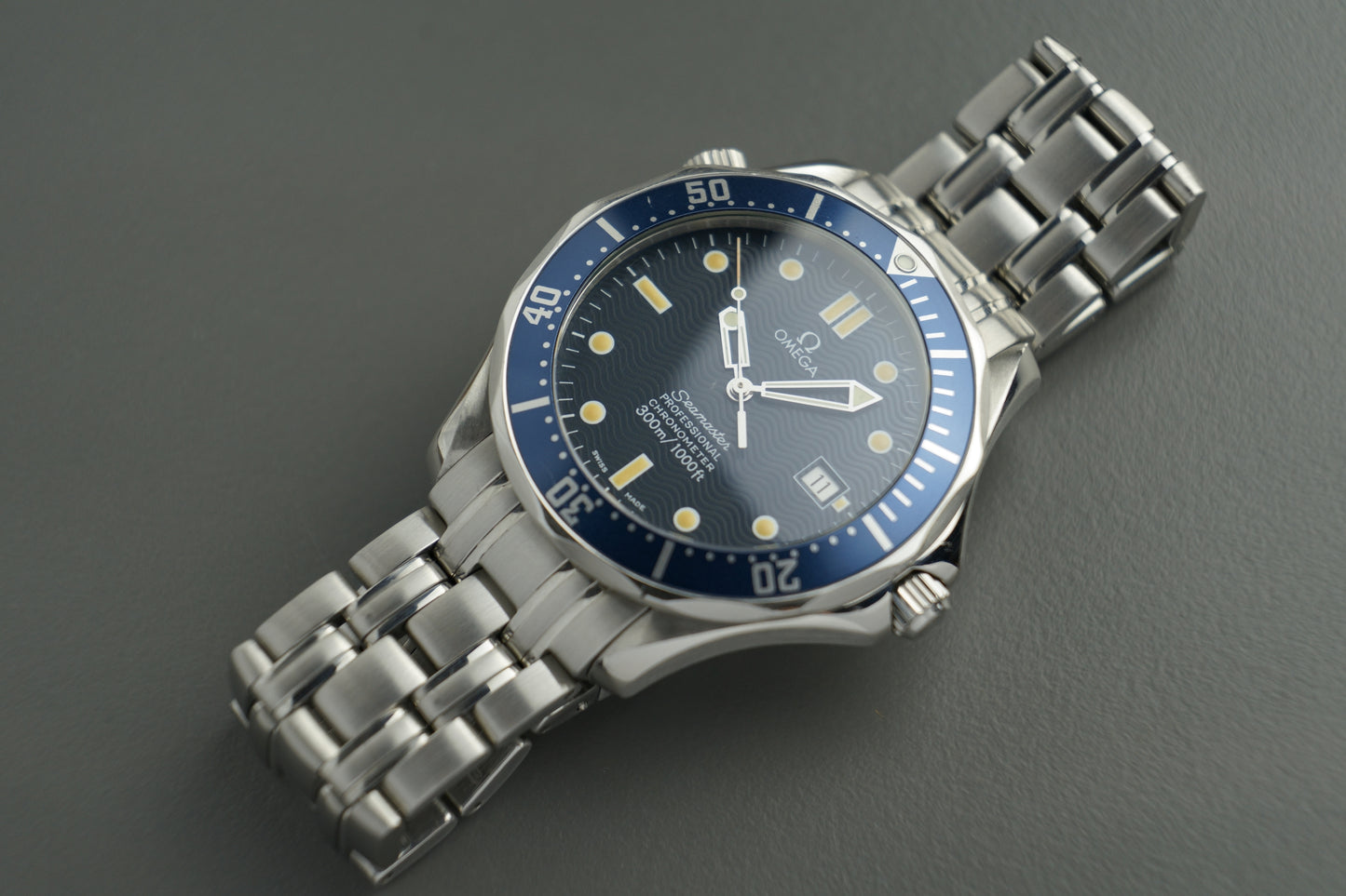 OMEGA Seamaster Professional 300m Chronometer Blau Box Automatik