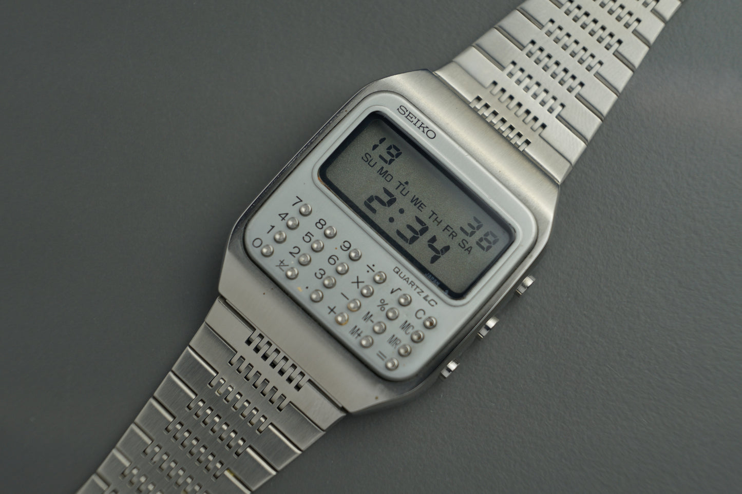 Seiko Calculator LC vintage Taschenrechner Top Zustand