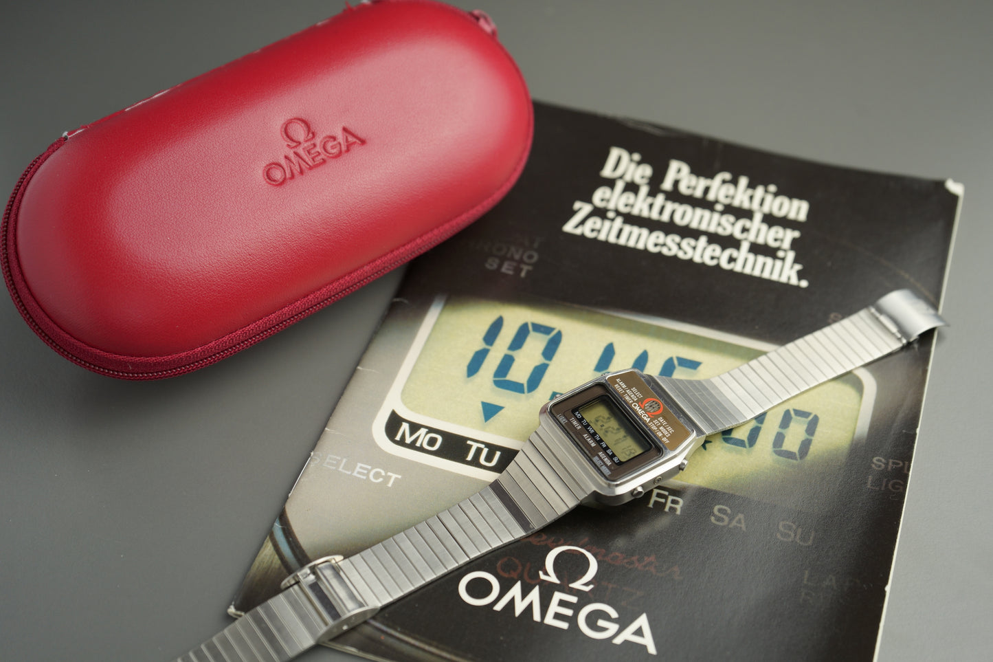 Memomaster Vintage Uhr Digitaluhr ST 382.0801