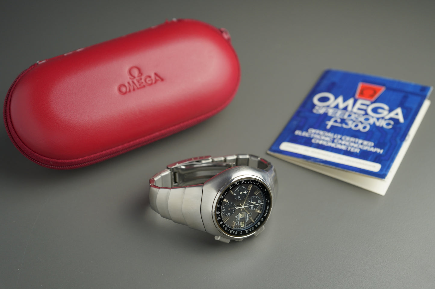 OMEGA Speedsonic Chronometer f300 Hz Stimmgabel Lobster