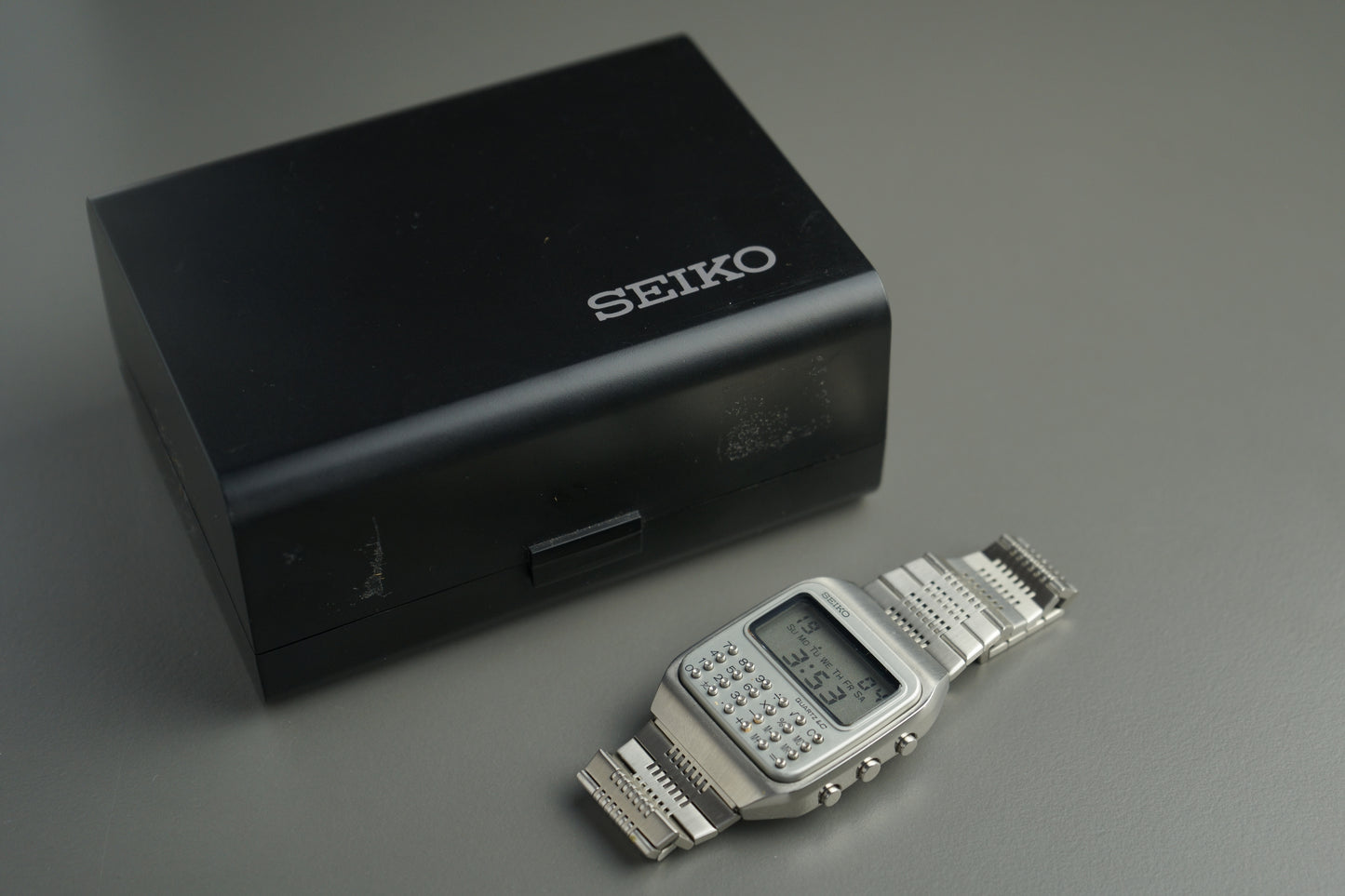 Seiko Calculator LC vintage Taschenrechner Top Zustand