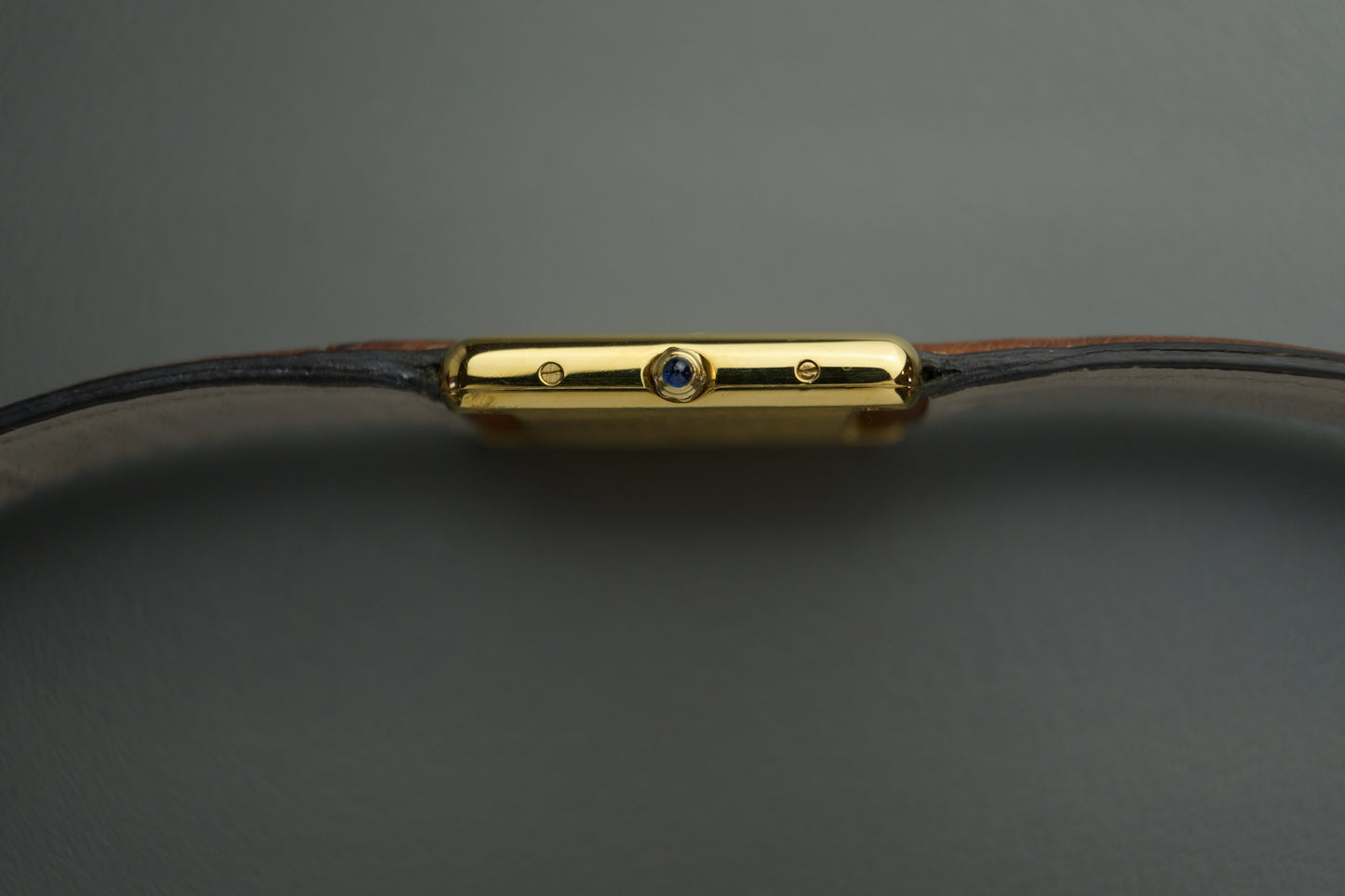 Tank Vermeil 23 x 30 mm Etui Column Dial