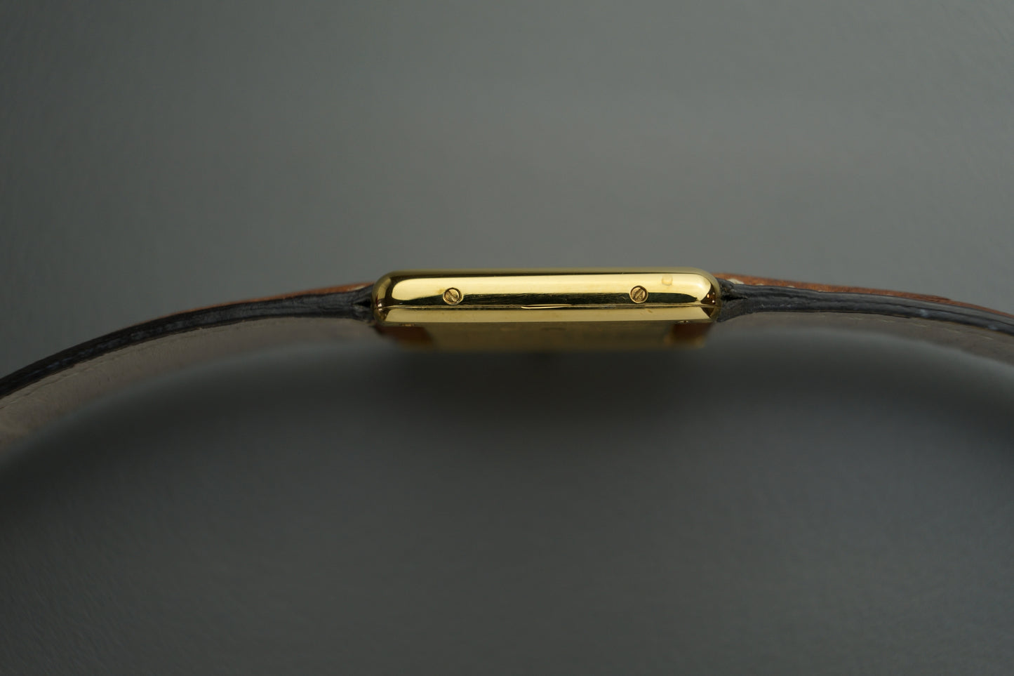 Tank Vermeil 23 x 30 mm Etui Column Dial