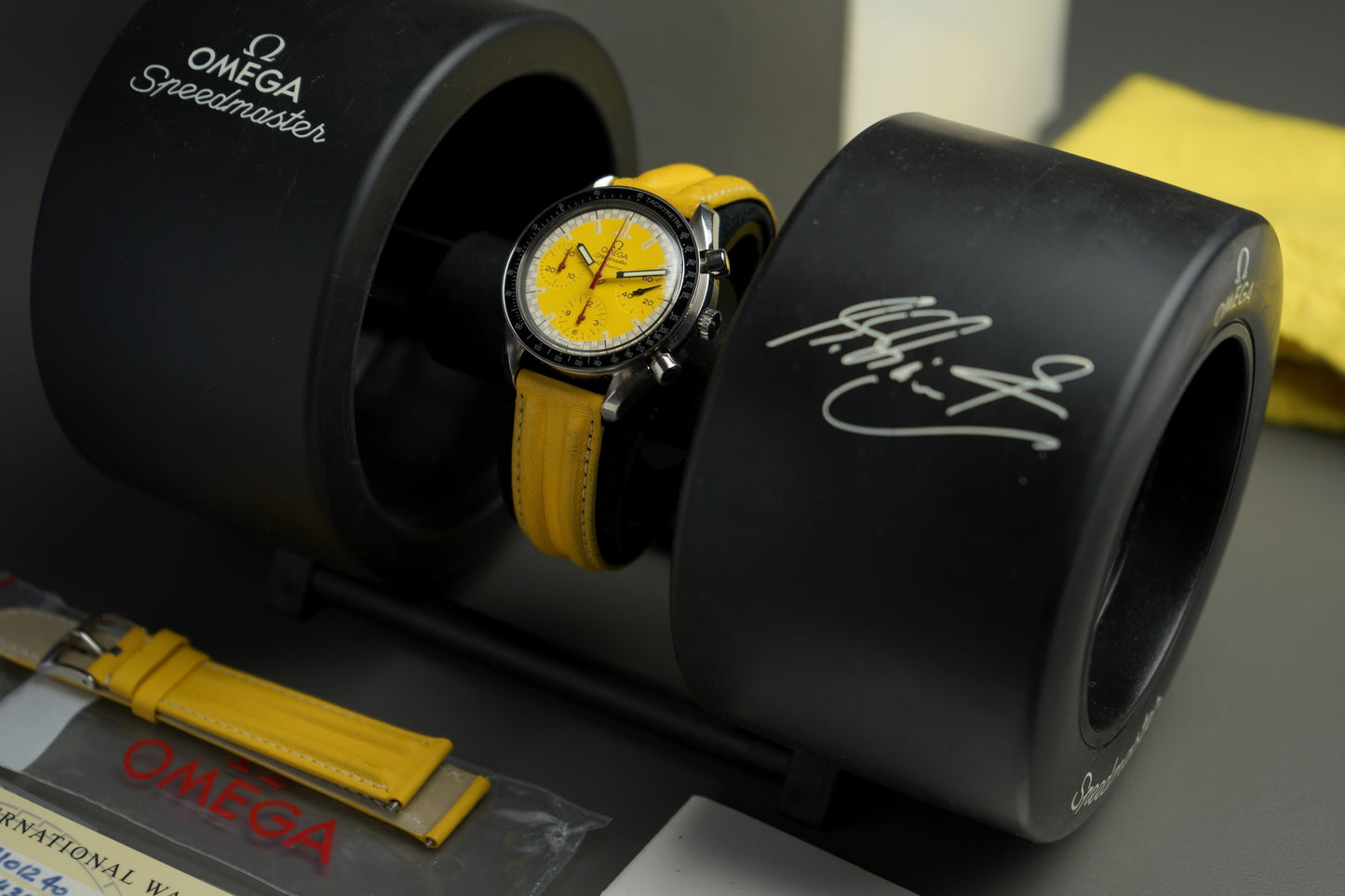 OMEGA Speedmaster "Michael Schumacher" 3810.12.40 Full Set