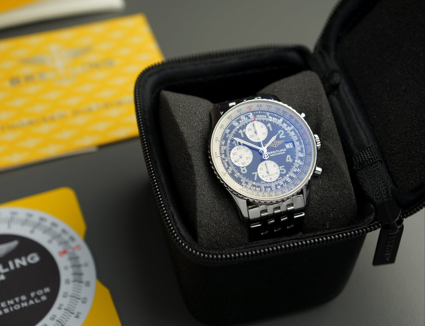 Old Navitimer | 41mm mit allen Papieren und Etui Top Zustand A13322