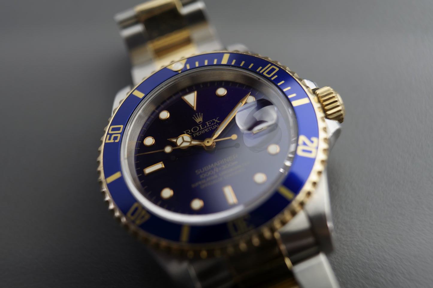 Submariner Date Stahlgold Blau Bluesy 16613 | 40mm Box