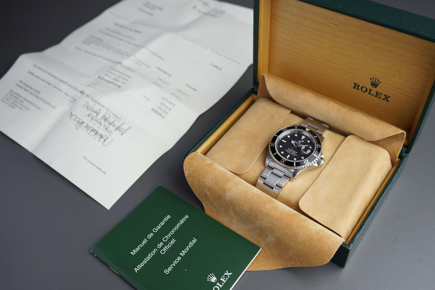 Submariner Date Stahl 16610 | 40mm Box R-Serie