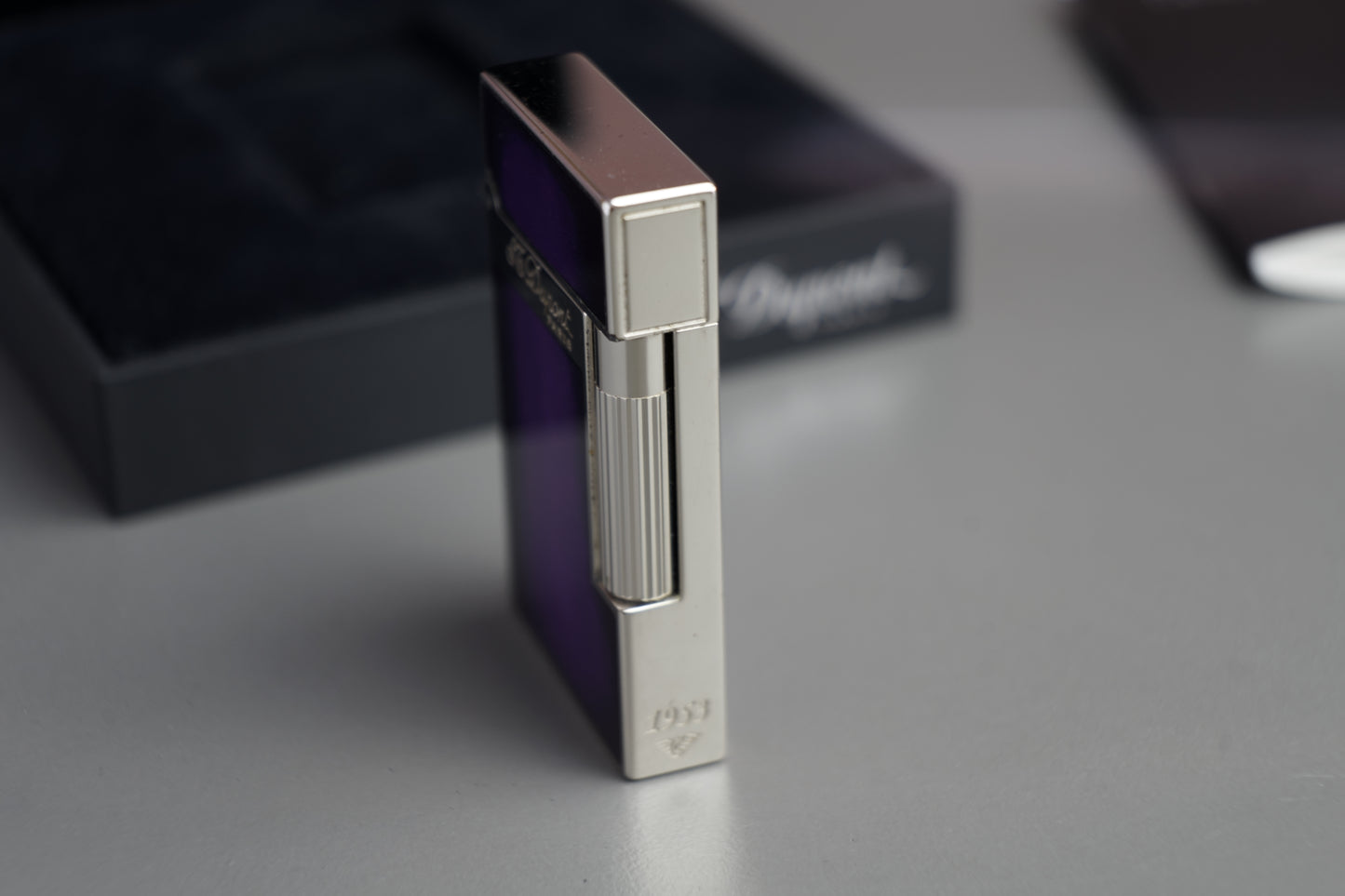 S T Dupont Linge 2 Palladium Double Flame | Full Set