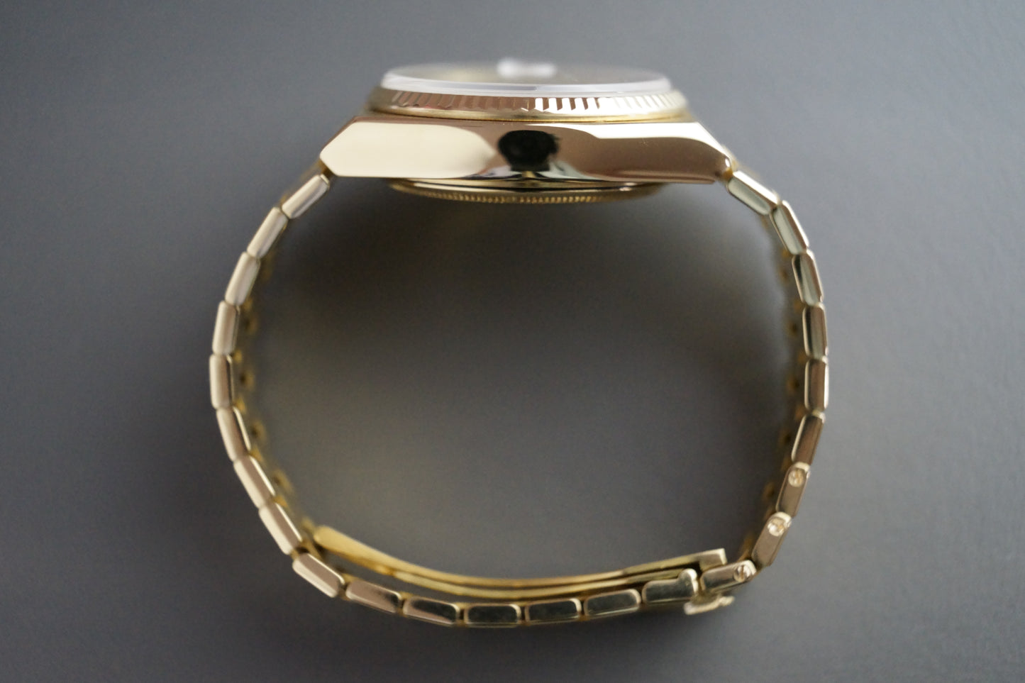 Oysterquartz Day-Date Ref. 19018 Weiß | 36mm Vollgold