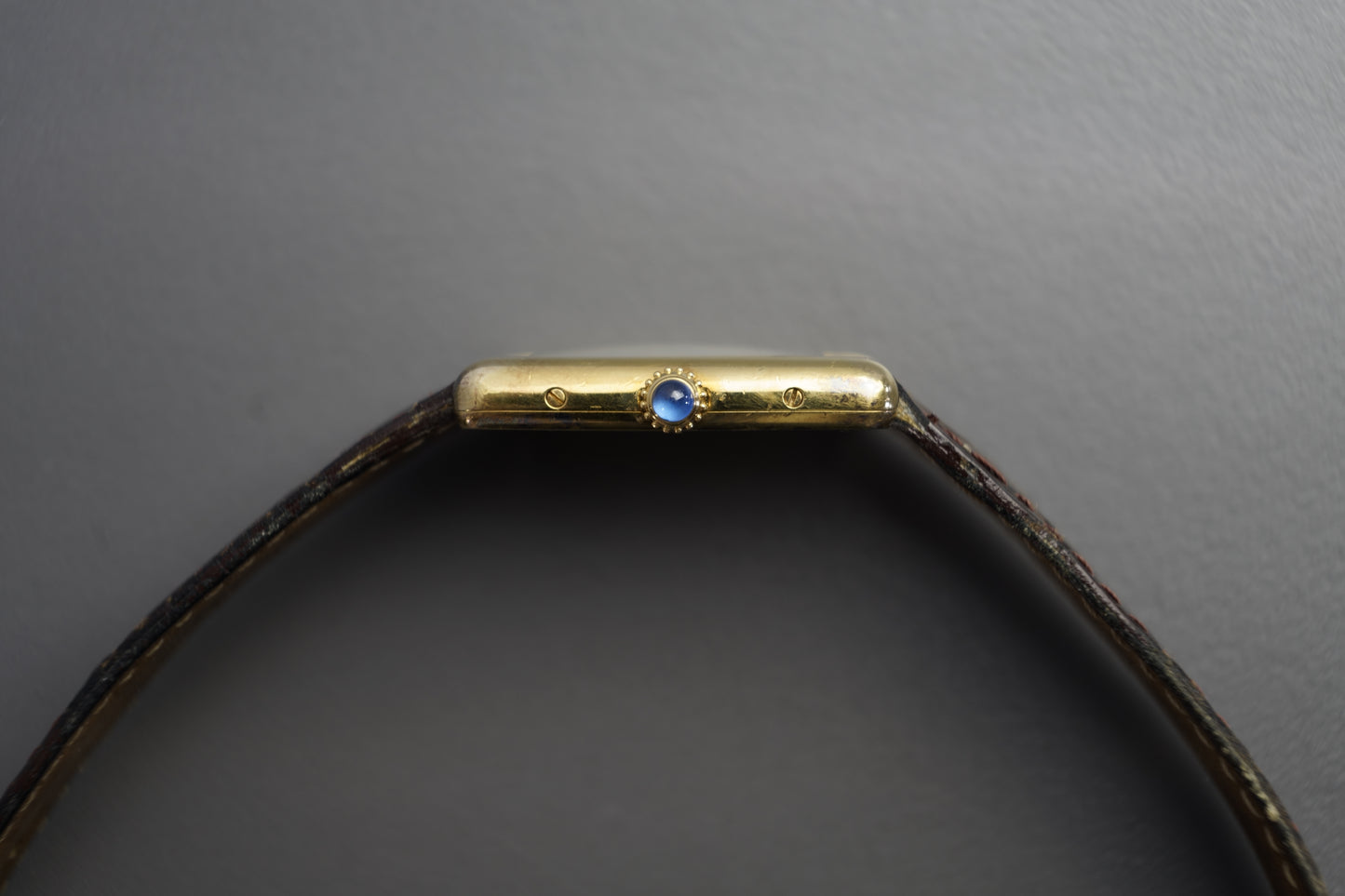 Tank Vermeil 23 x 30 mm Roman 590005 Vintage Unisex