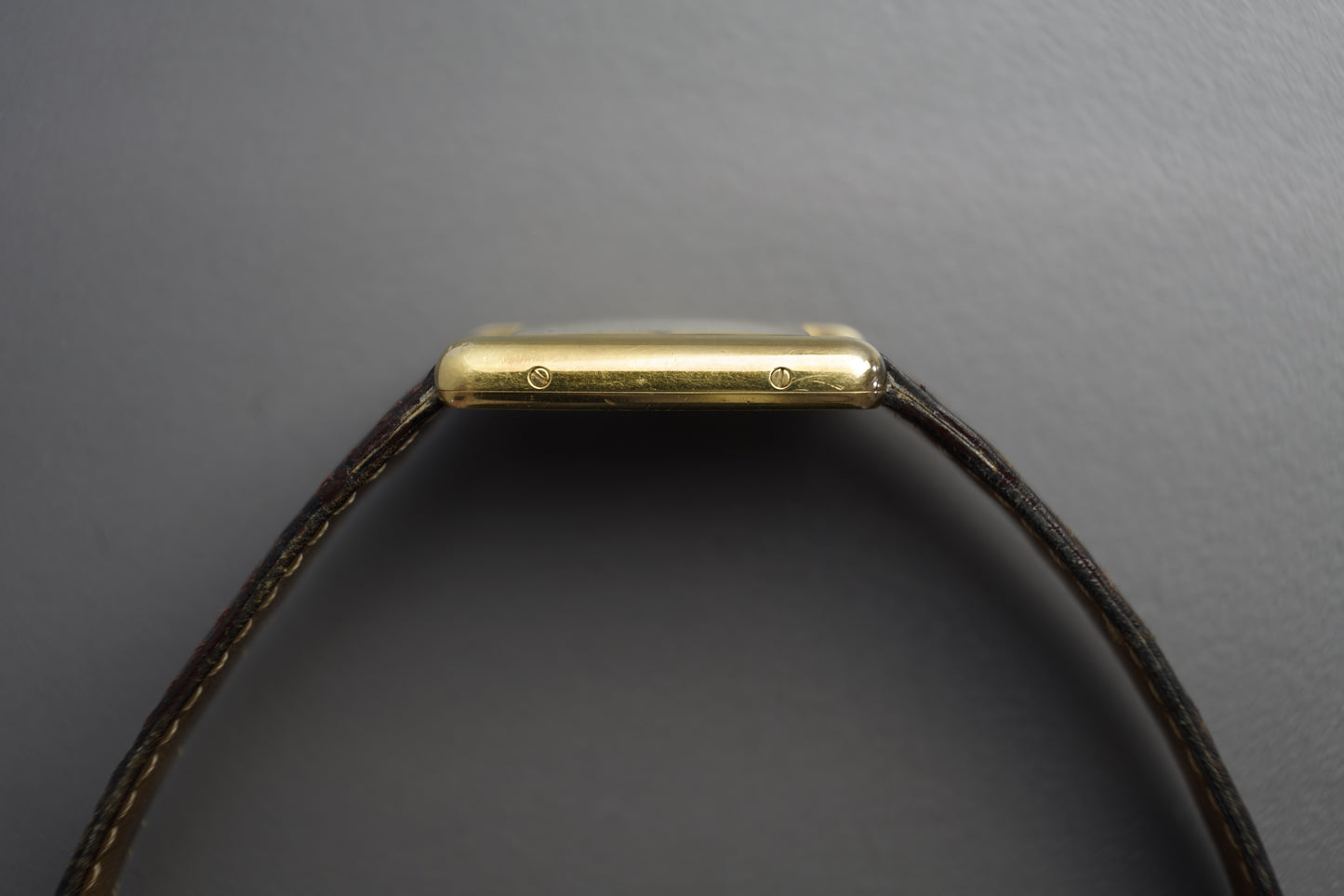 Tank Vermeil 23 x 30 mm Roman 590005 Vintage Unisex