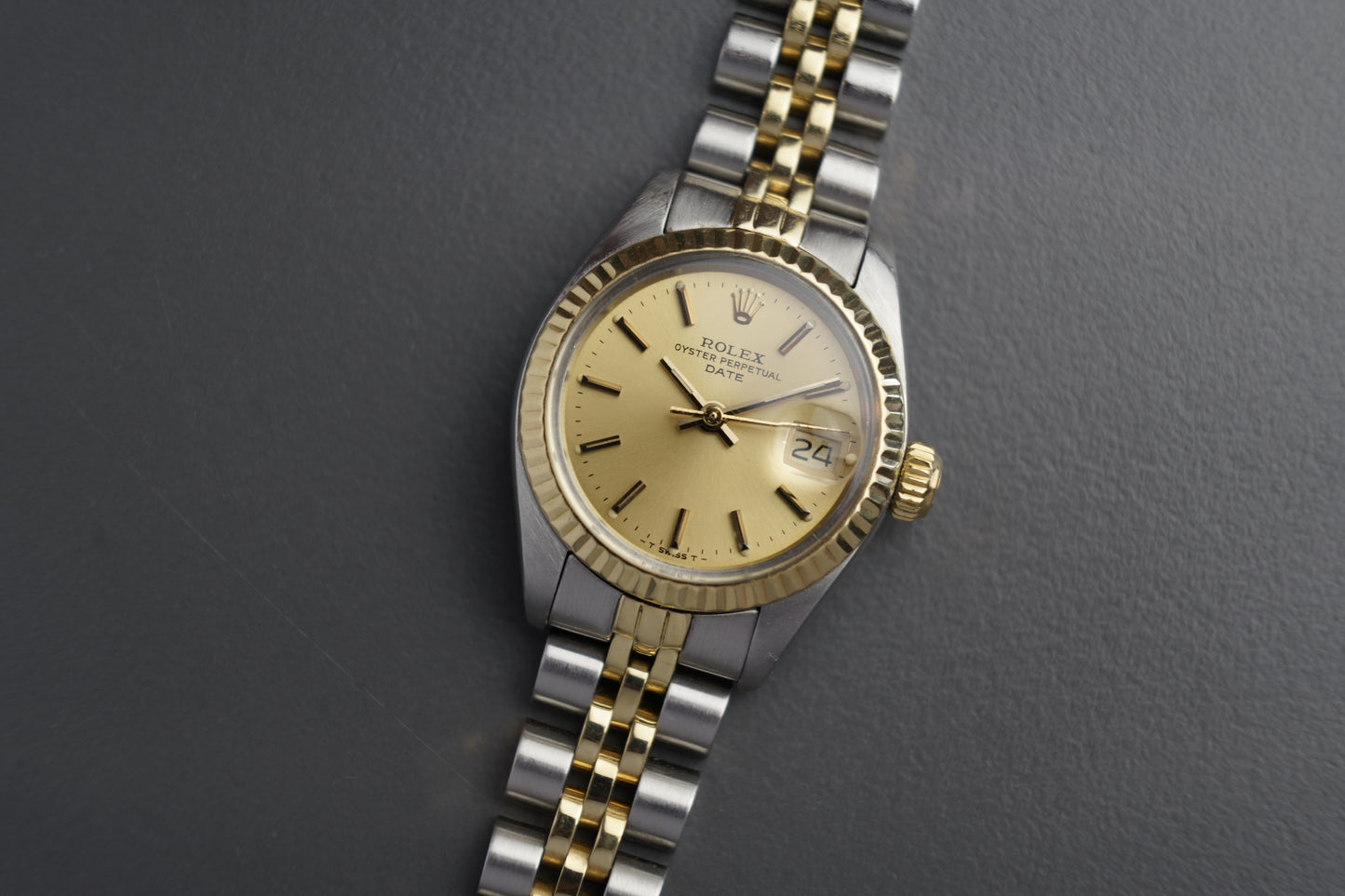 Oyster Date Lady 26mm | 6917 Stahlgold Jubilee Box Papiere
