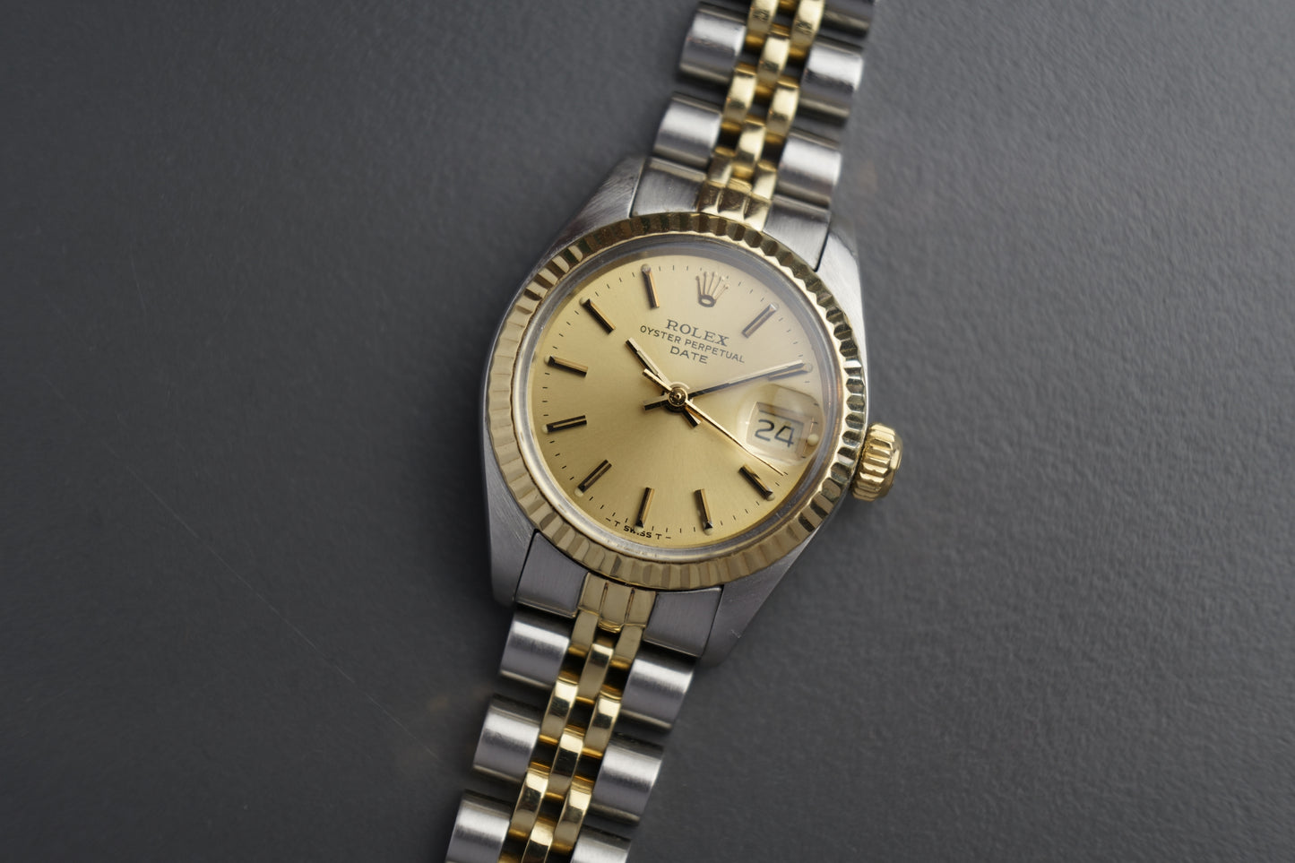 Oyster Date Lady 26mm | 6917 Stahlgold Jubilee Box Papiere