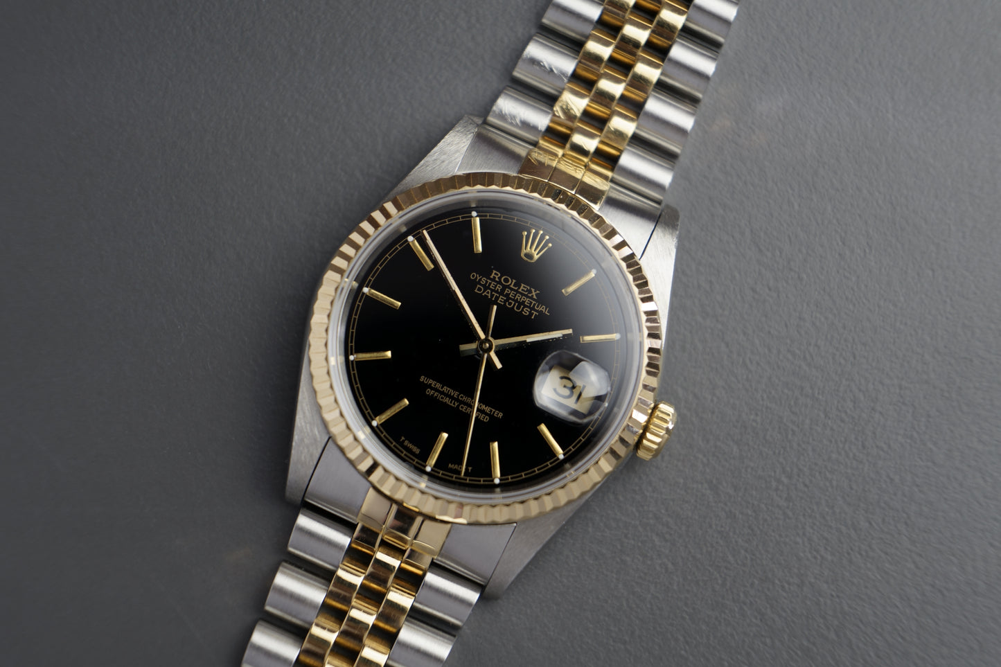 Datejust 36 | 16233 Stahlgold Jubilee Box E-Serie (1990)
