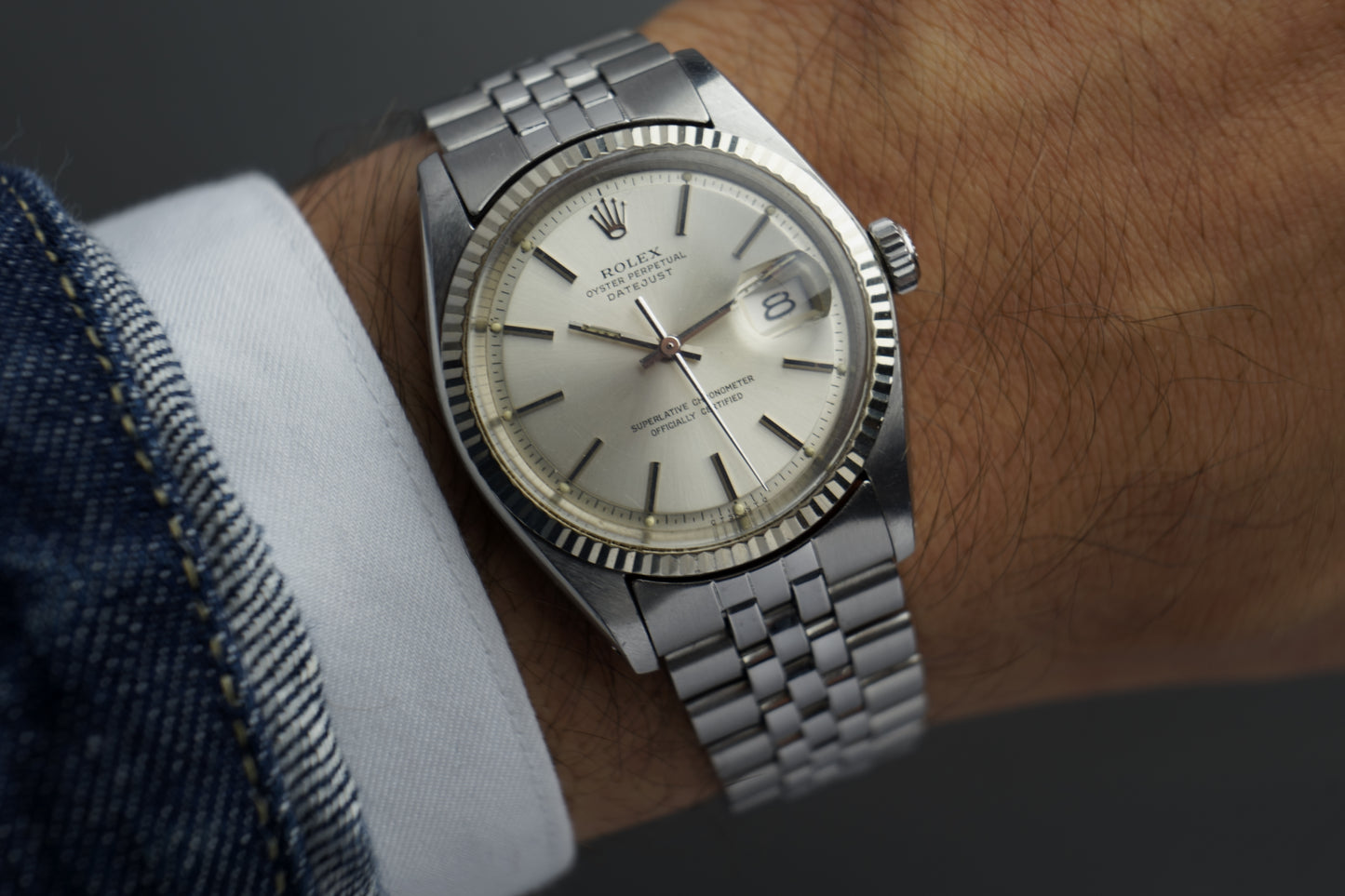 Datejust 36mm | 1601 Jubilee Champanger Blatt Sigma Knickblatt