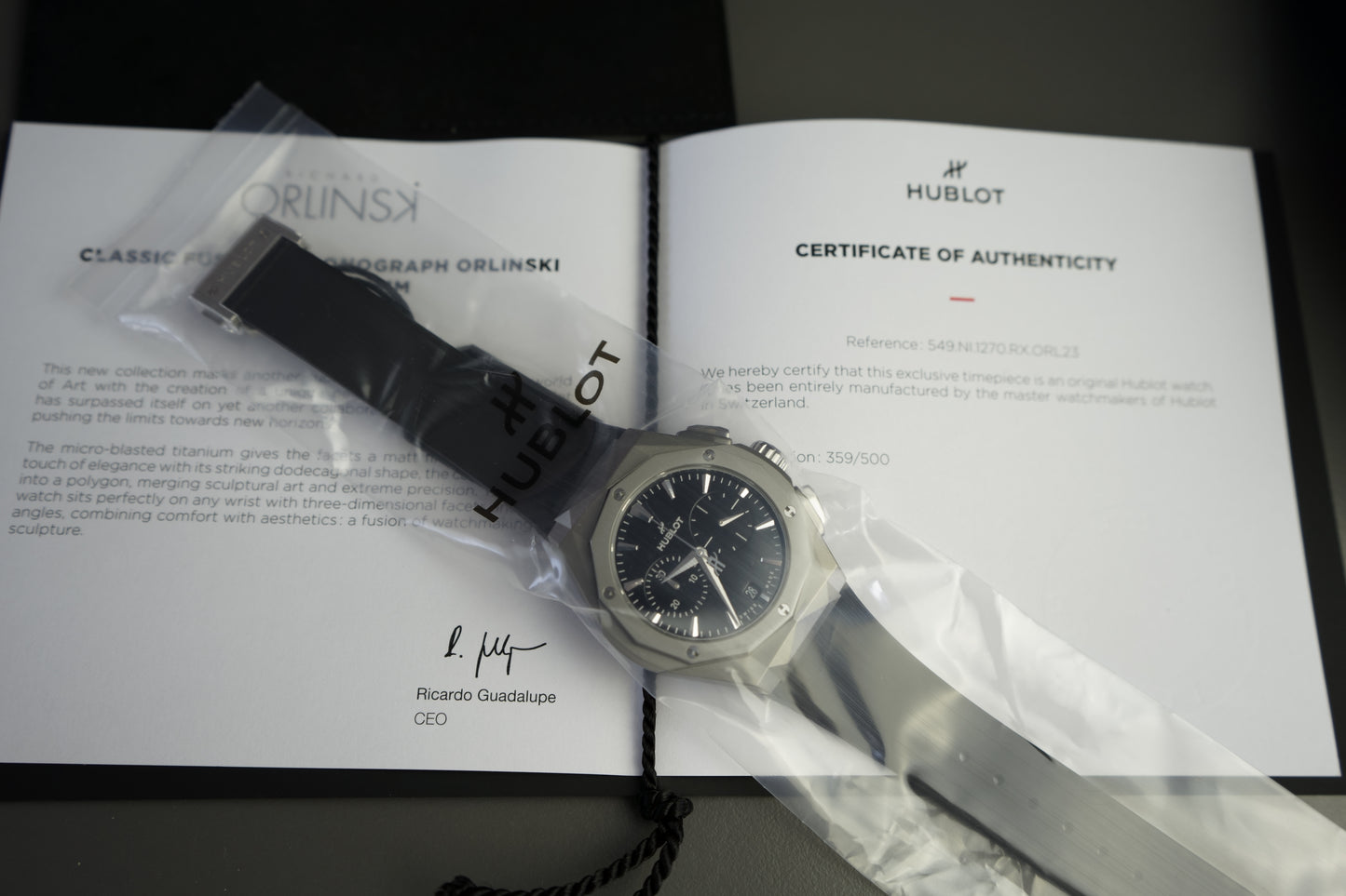 Classic Fusion Orlinski Chronograph Titan | 41 mm Ltd 359/500