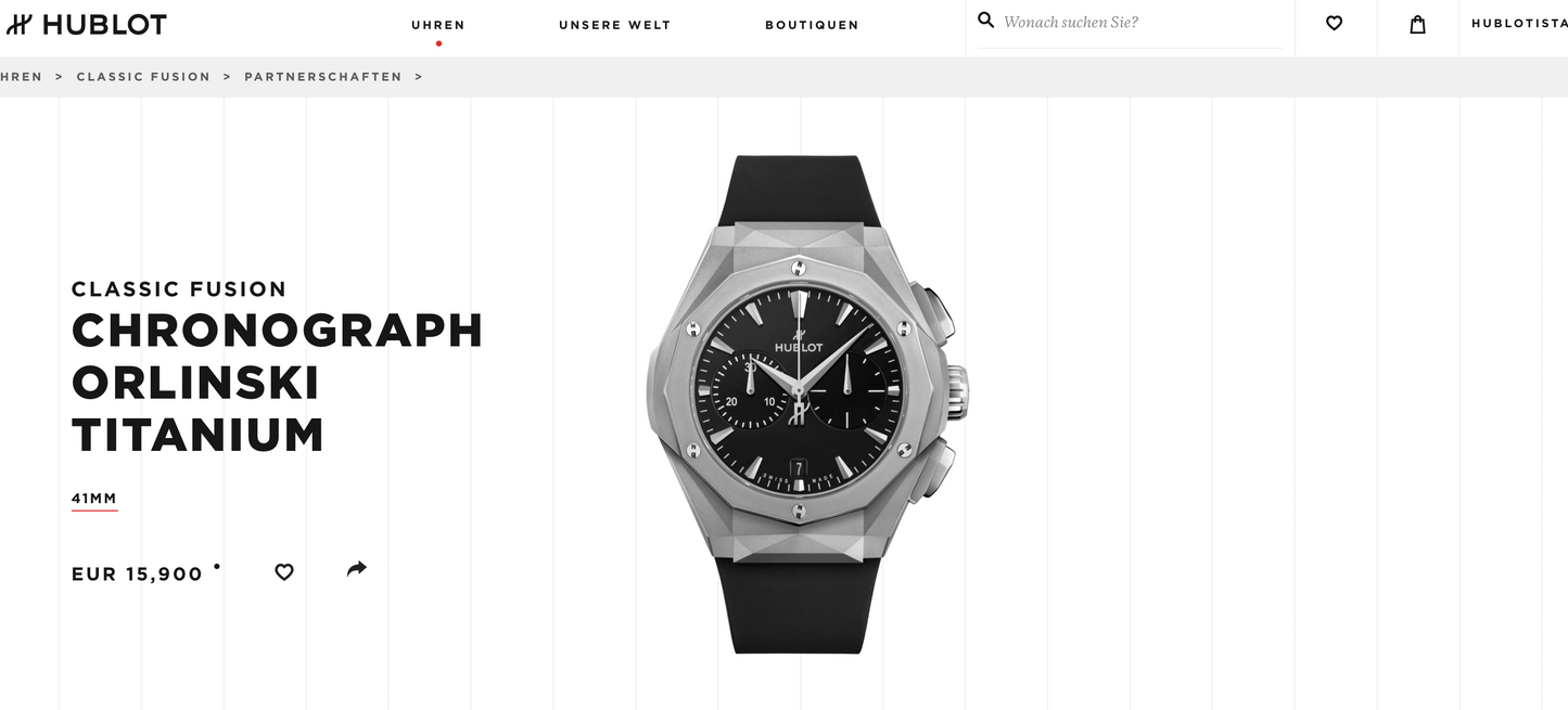Classic Fusion Orlinski Chronograph Titan | 41 mm Ltd 359/500