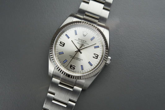 Air-King 34mm Automatik 114234 Lila Indizes