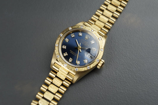 Lady Date Factory 26mm Automatic 18k