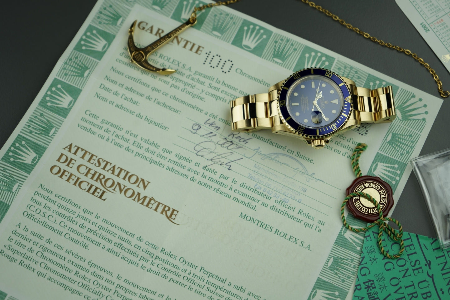 Submariner Gold 40mm | Full Set LC100