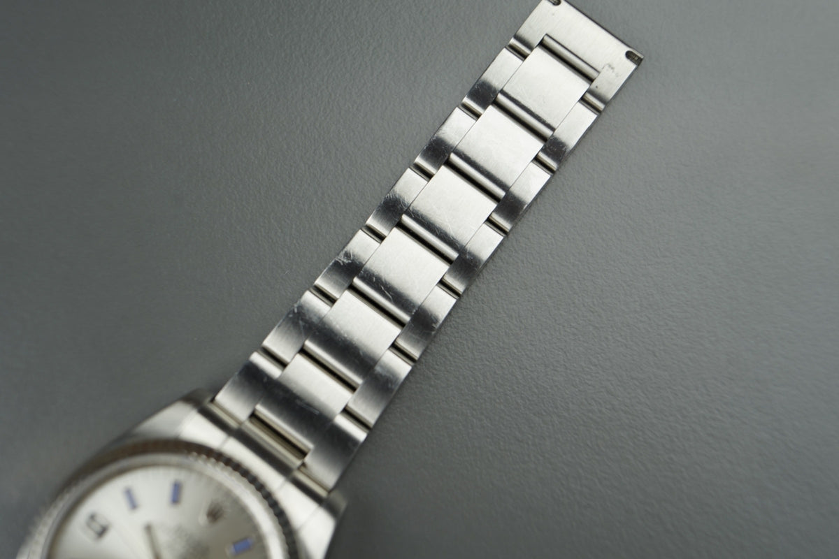 Air-King 34mm Automatik 114234 Lila Indizes