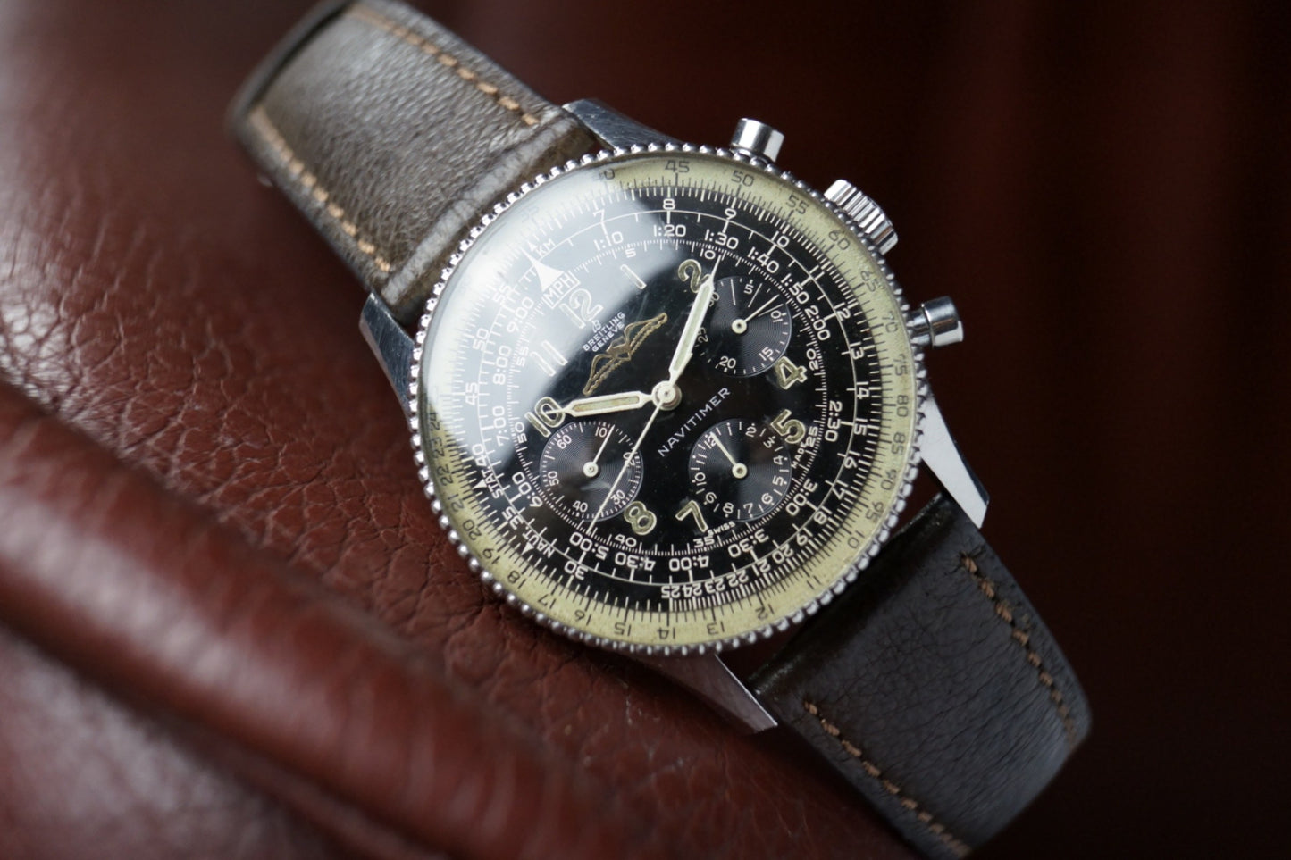 Navitimer 1959 AOPA 40mm unpoliert vintage