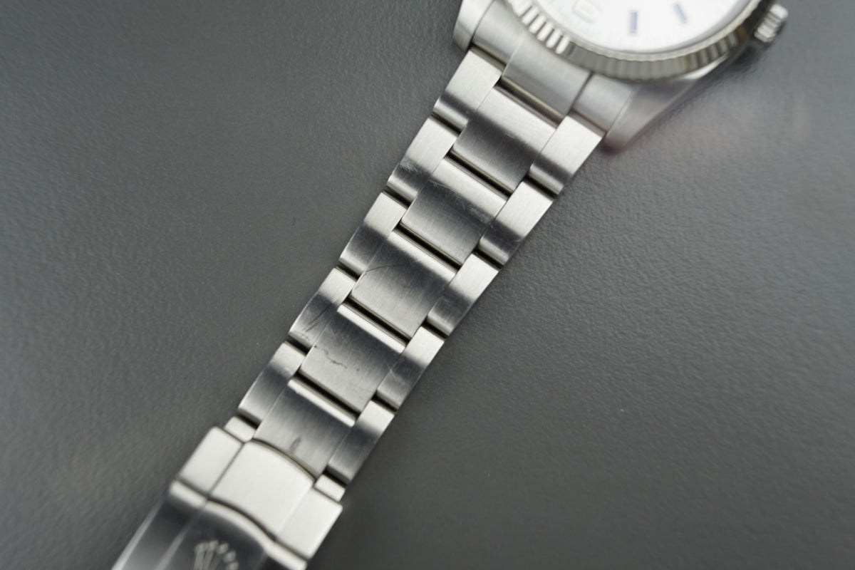 Air-King 34mm Automatik 114234 Lila Indizes