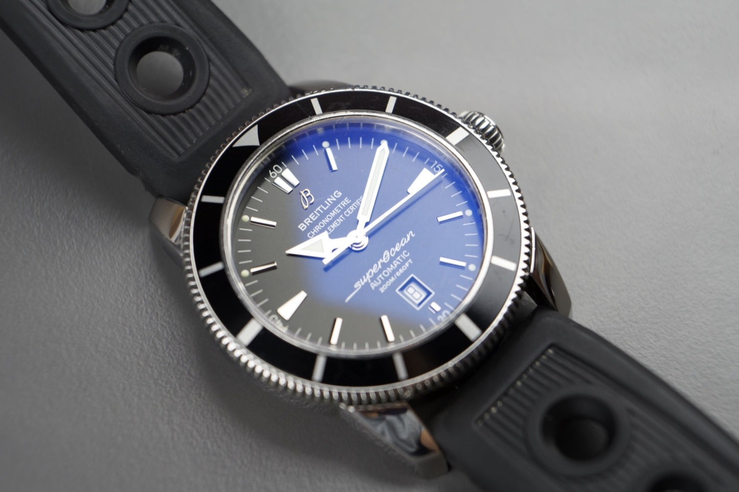 Superocean Heritage Schwarz 46mm | Full Set