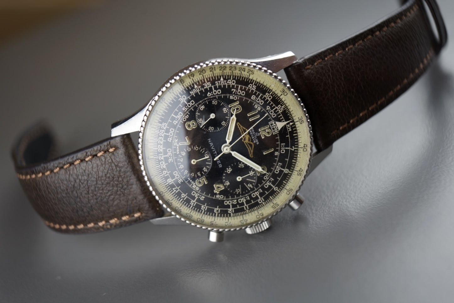 Navitimer 1959 AOPA 40mm unpoliert vintage