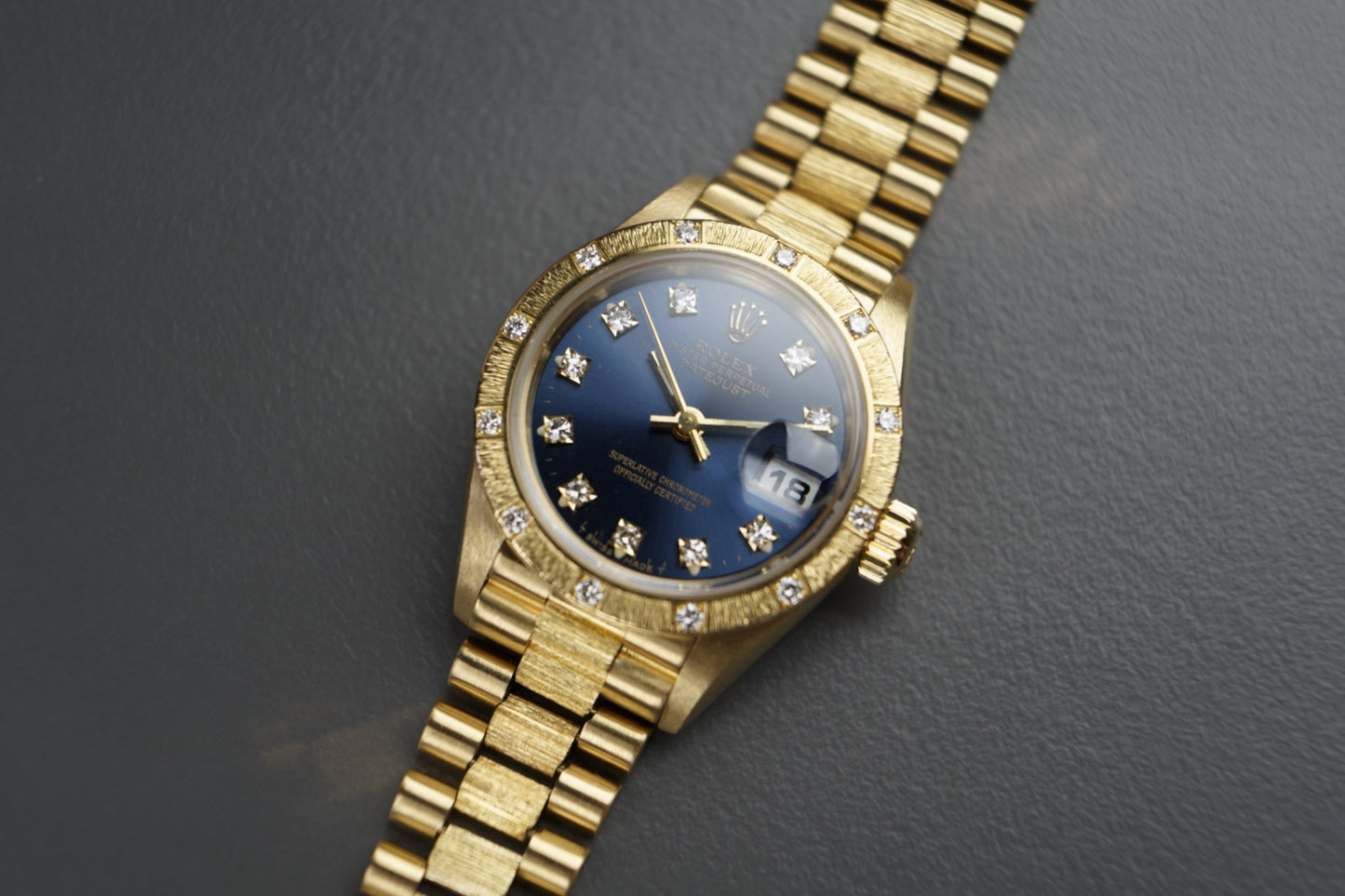 Lady Date Factory 26mm Automatic 18k