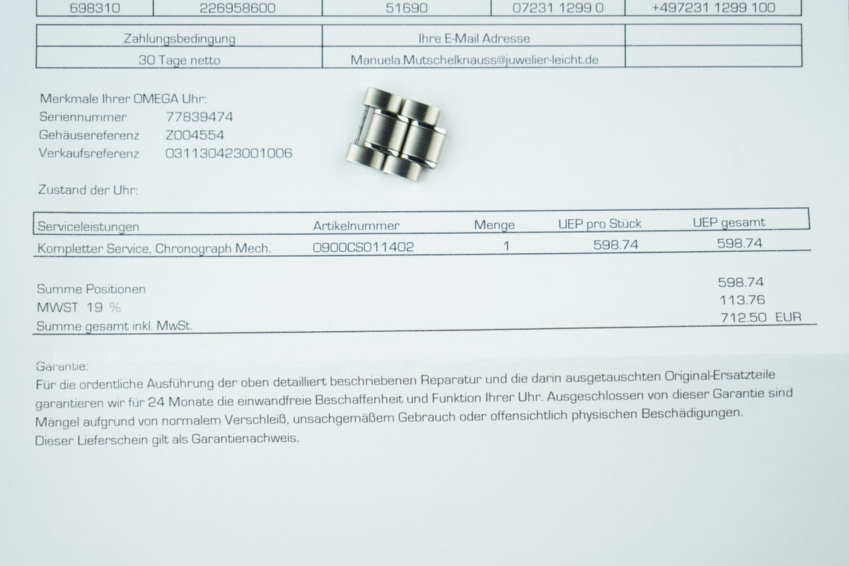 Speedmaster Professional 42mm Glasboden | Full Set