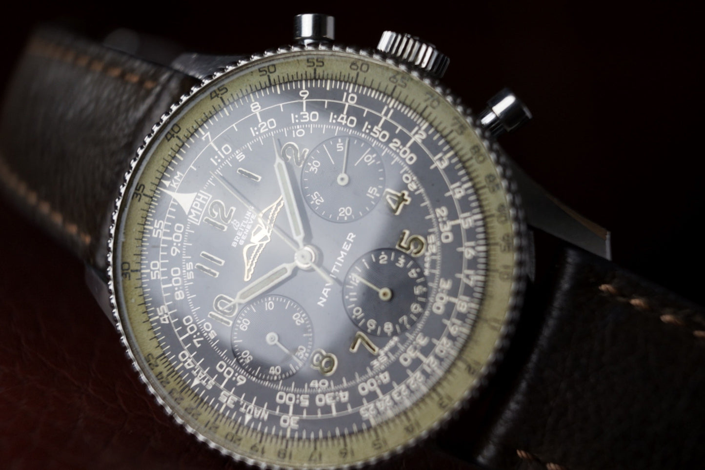 Navitimer 1959 AOPA 40mm unpoliert vintage