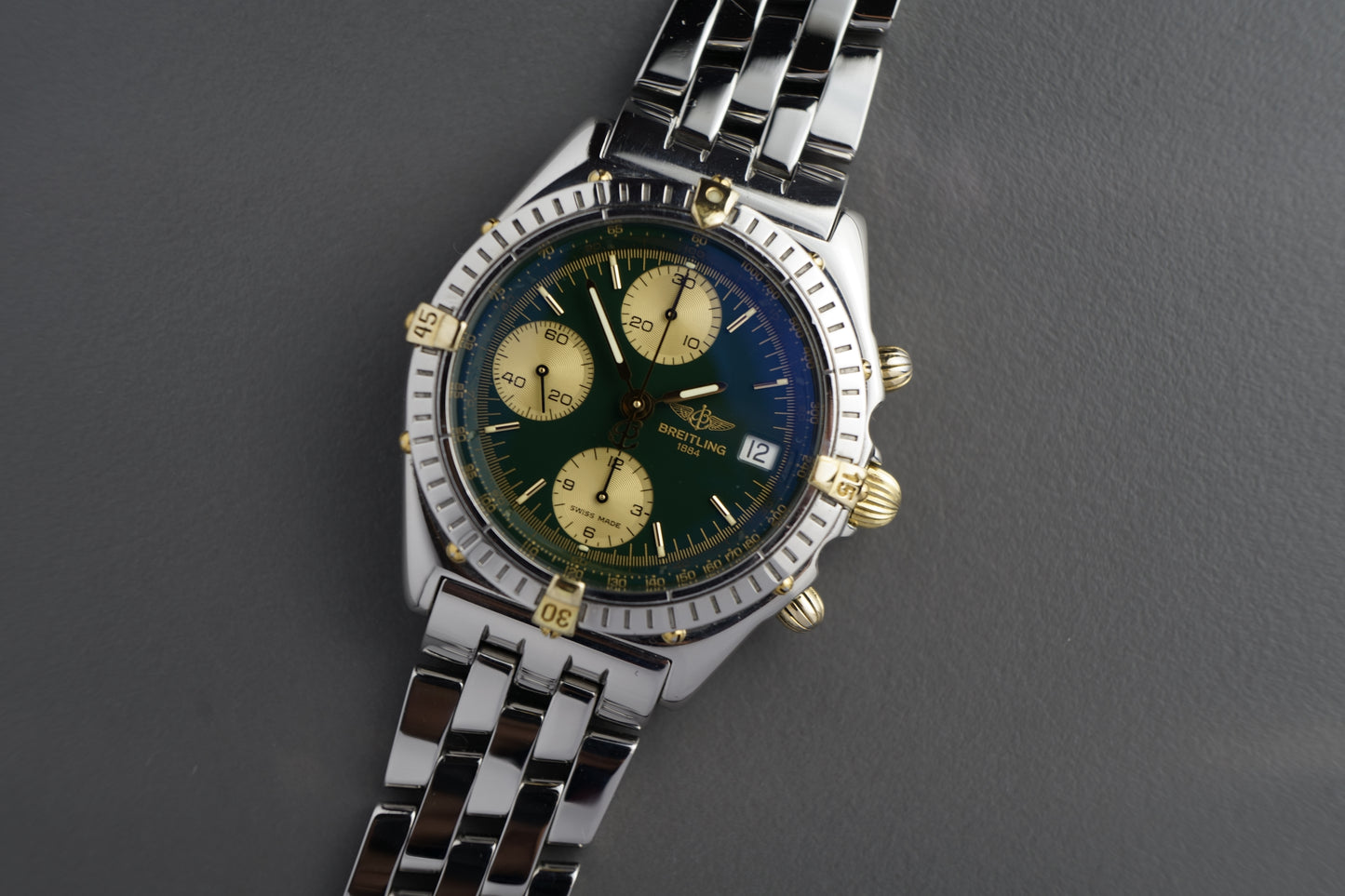 Chronomat Chronograph Grün Stahl 39mm | B13048