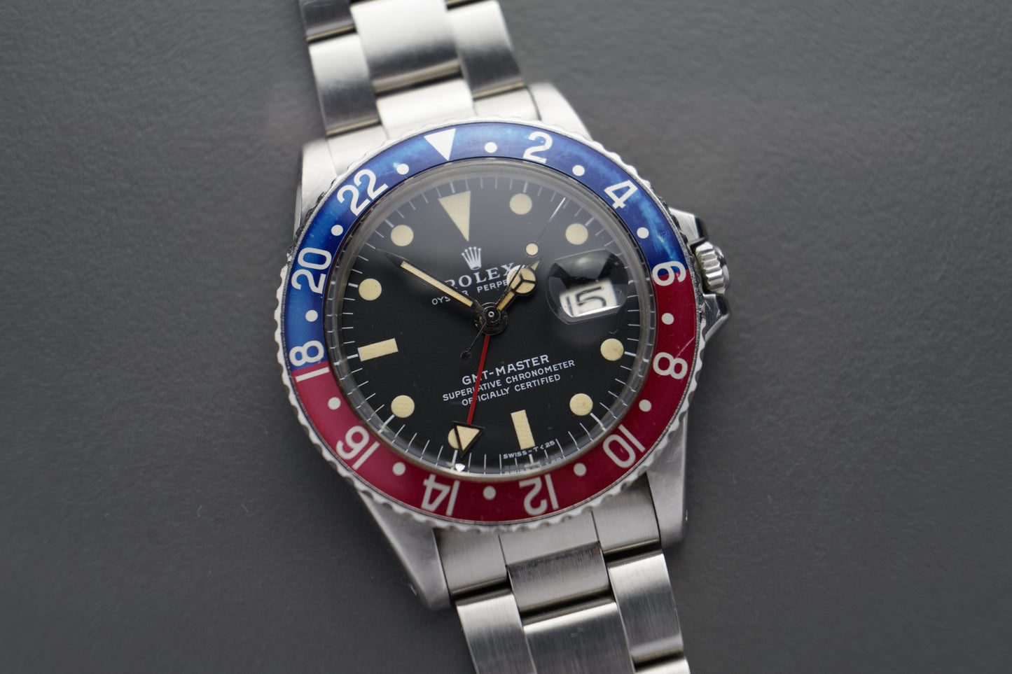 GMT-Master 1675 Pepsi Vintage | perfekte Patina Mark II