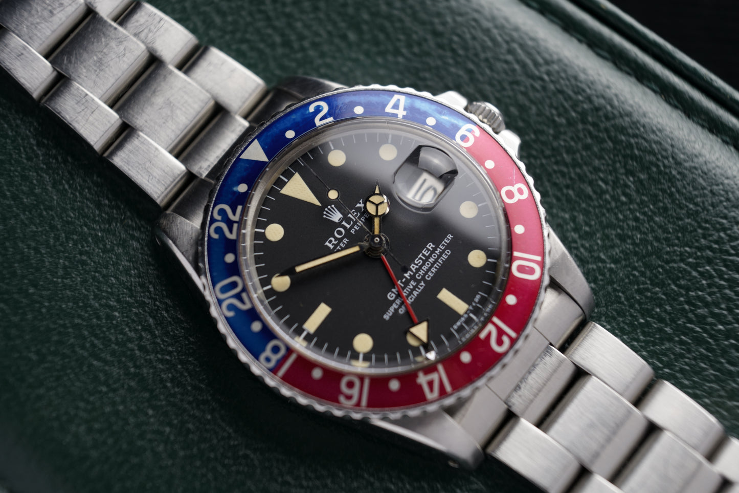 GMT-Master 1675 Pepsi Vintage | perfekte Patina Mark II